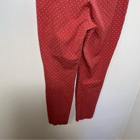 Old Navy Pixie High Rise Ankle Pant Gooseberry Polka Dot - Picture 9 of 11